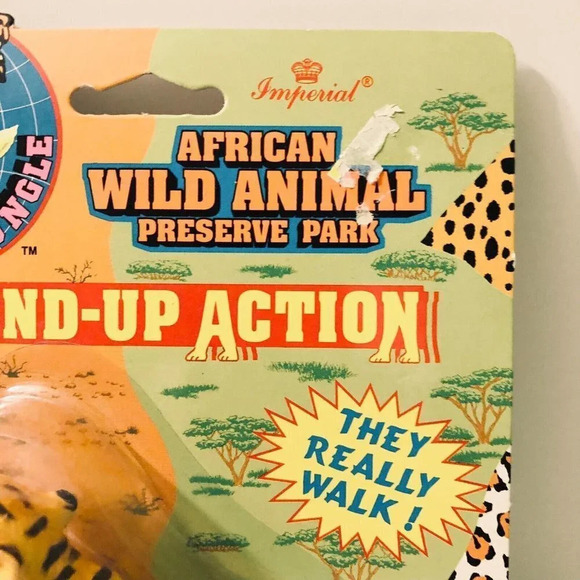 Vtg 1993 Imperial Wild Animal Tiger Wind Up Action Toy - Picture 3 of 15